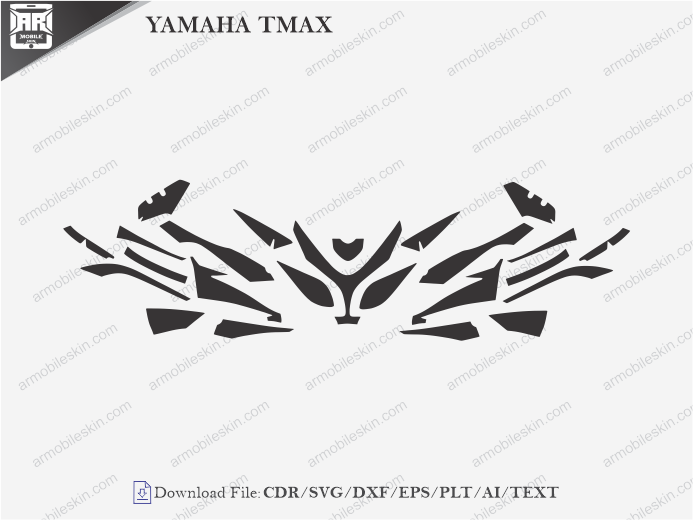 YAMAHA TMAX (2008) PPF Cutting Template