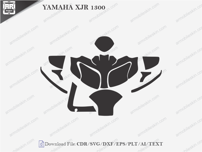 YAMAHA XJR 1300 (2002) PPF Cutting Template