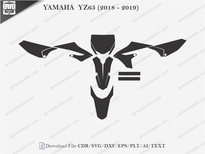 YAMAHA YZ65 (2018 – 2019) Wrap Skin Template