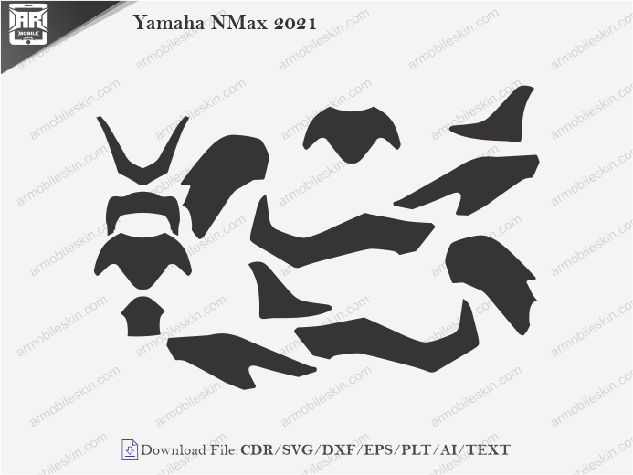 Yamaha NMax 2021 Wrap Skin Template