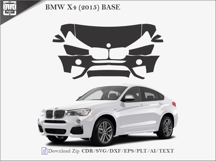 BMW X4 (2015) BASE Car PPF Template
