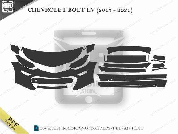 CHEVROLET BOLT EV (2017 - 2021) Car PPF Template