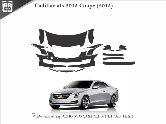 Cadillac ats 2015 Coupe (2015) Car PPF Template