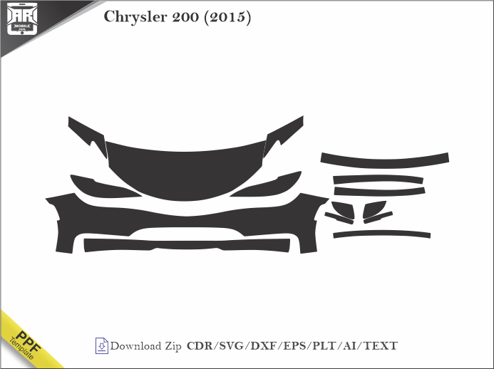 Chrysler 200 (2015) Car PPF Template