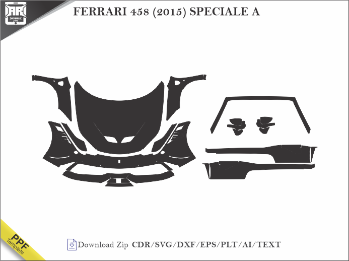 FERRARI 458 (2015) SPECIALE A Car PPF Template