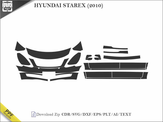 HYUNDAI STAREX (2010) Car PPF Template