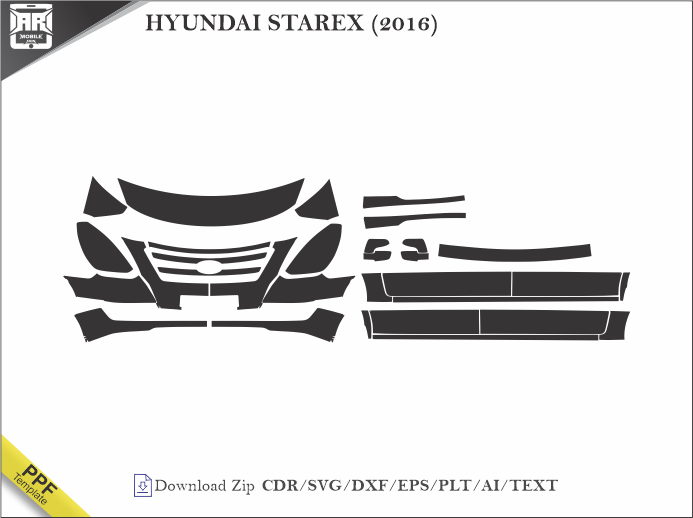 HYUNDAI STAREX (2016) Car PPF Template
