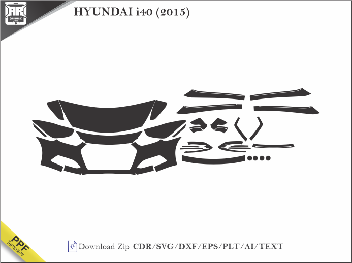 HYUNDAI i40 (2015) Car PPF Template