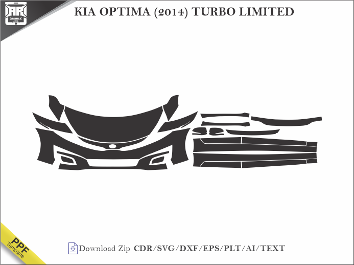 KIA OPTIMA (2014) TURBO LIMITED Car PPF Template