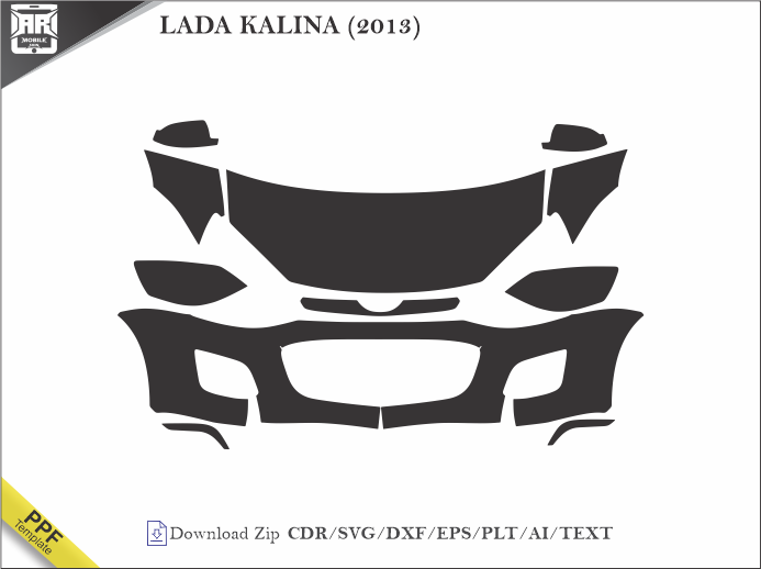 LADA KALINA (2013) Car PPF Template