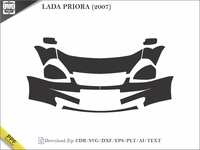 LADA PRIORA (2007) Car PPF Template