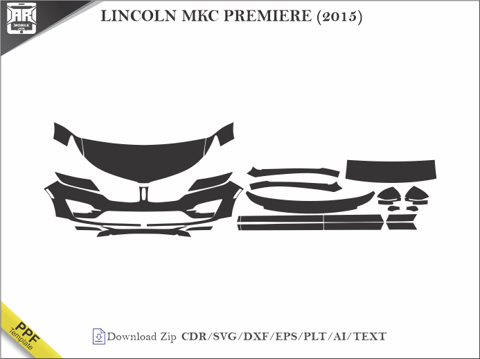 LINCOLN MKC PREMIERE (2015) Car PPF Template