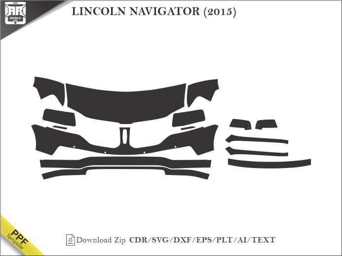 LINCOLN NAVIGATOR (2015) Car PPF Template