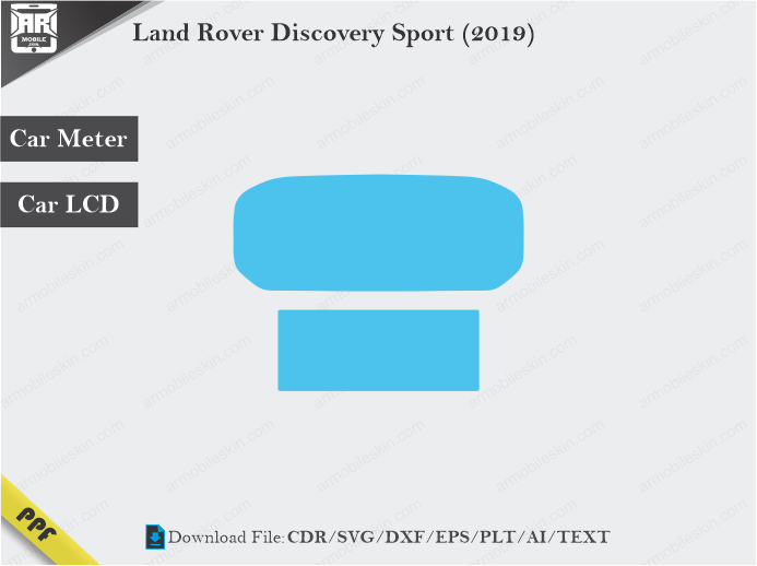 Land Rover Discovery Sport (2019) Car Screen Wrap Cutting Template