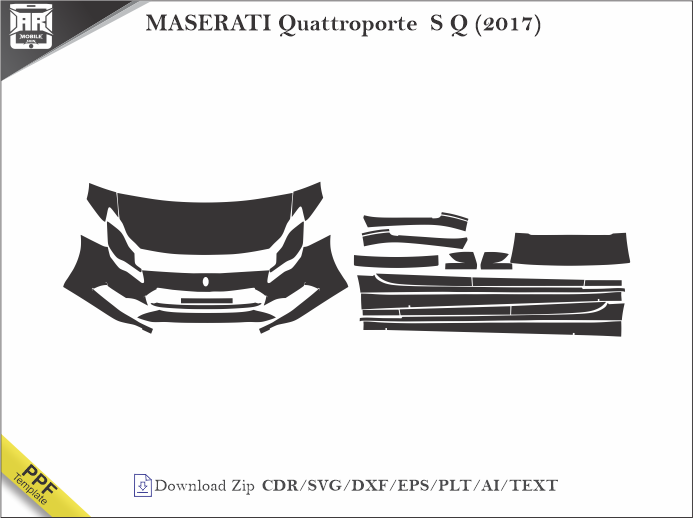 MASERATI Quattroporte S Q (2017) Car PPF Template