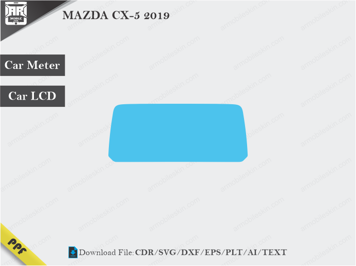 MAZDA CX-5 2019 Car Screen Wrap Cutting Template