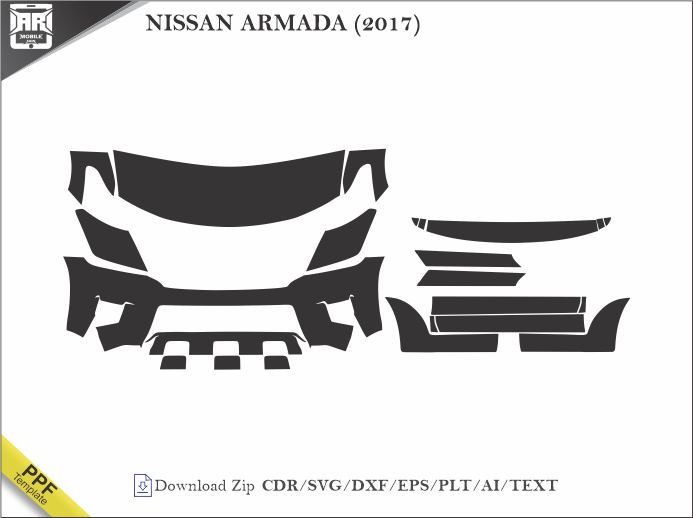 NISSAN ARMADA (2017) Car PPF Template