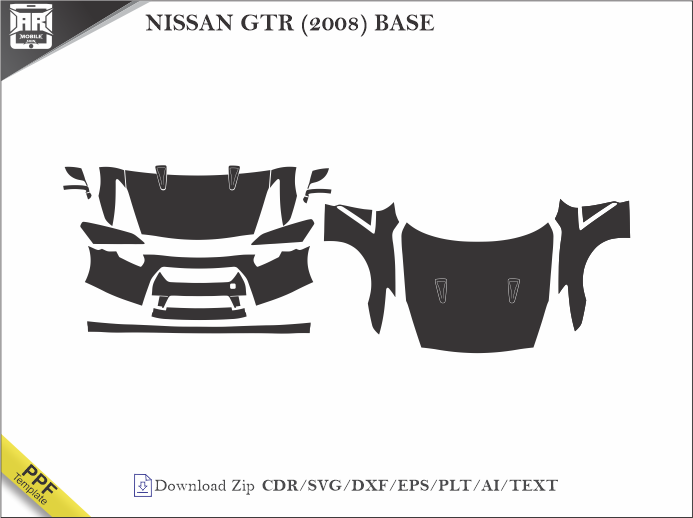 NISSAN GTR (2008) BASE Car PPF Template