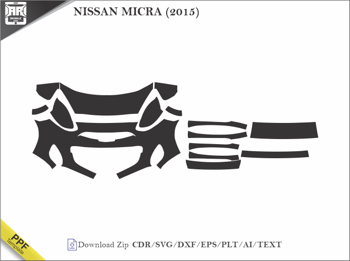 NISSAN MICRA (2015) Car PPF Template