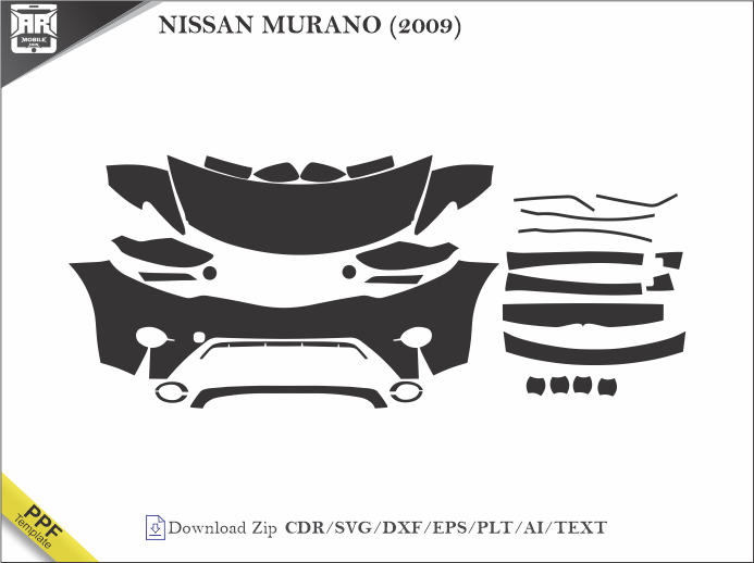 NISSAN MURANO (2009) Car PPF Template