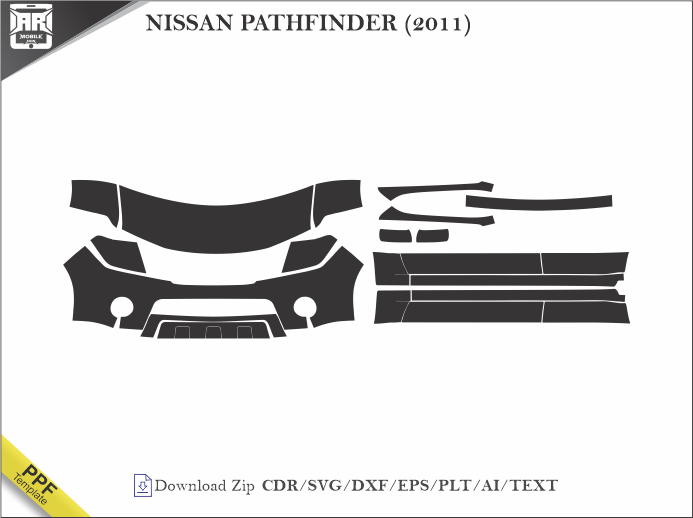 NISSAN PATHFINDER (2011) Car PPF Template