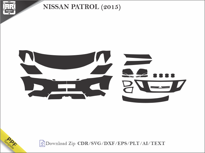NISSAN PATROL (2015) Car PPF Template