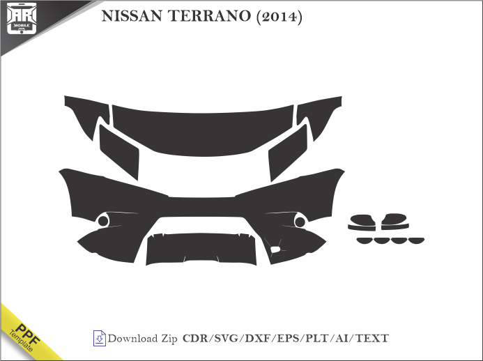 NISSAN TERRANO (2014) Car PPF Template
