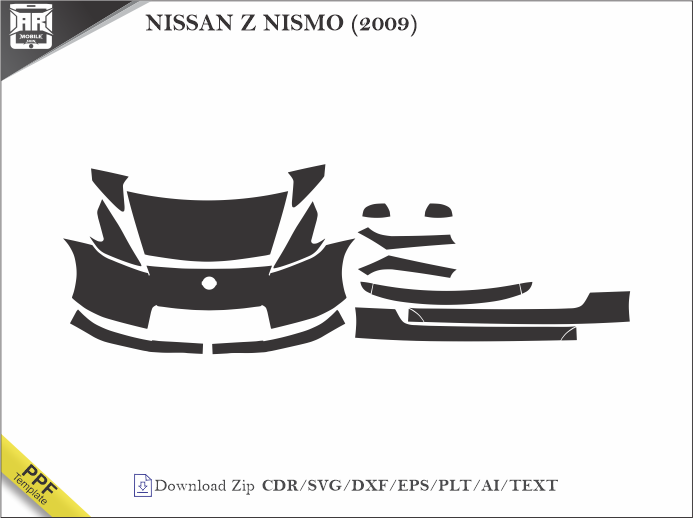 NISSAN Z NISMO (2009) Car PPF Template