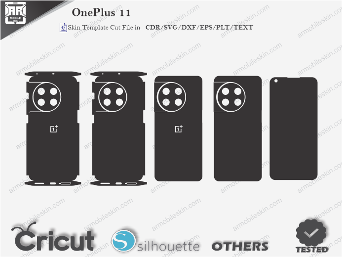 OnePlus 11 Skin Template Vector