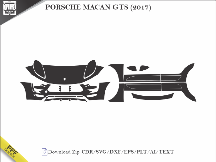 PORSCHE MACAN GTS (2017) Car PPF Template
