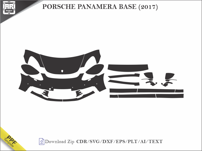 PORSCHE PANAMERA BASE (2017) Car PPF Template