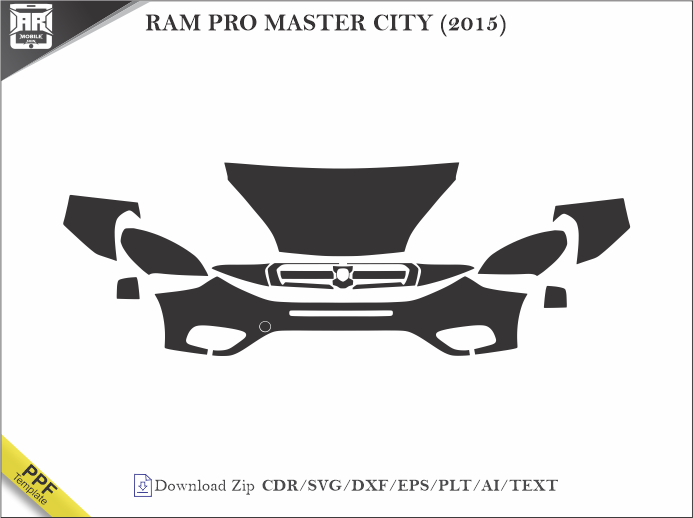 RAM PRO MASTER CITY (2015) Car PPF Template