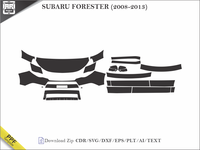 SUBARU FORESTER (2008-2013) Car PPF Template