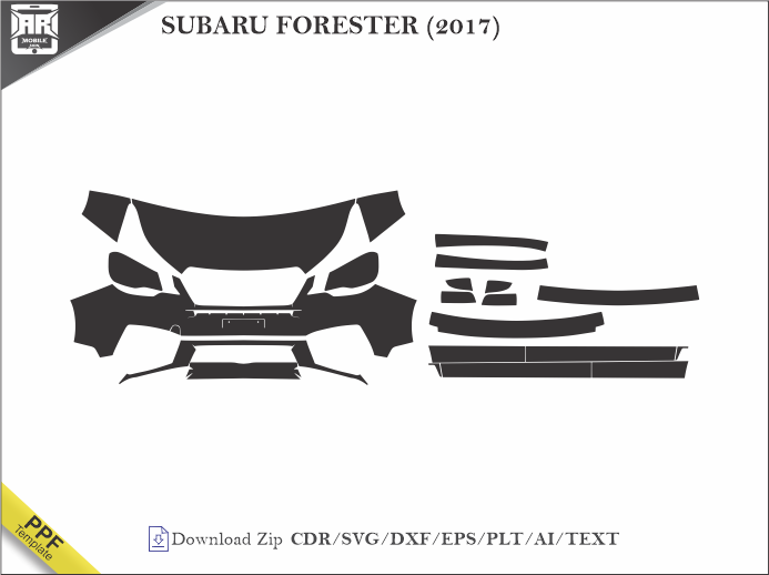 SUBARU FORESTER (2017) Car PPF Template