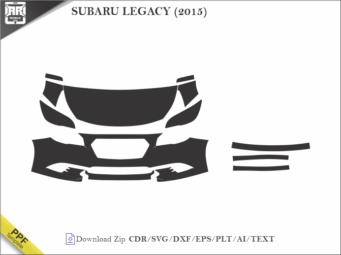 SUBARU LEGACY (2015) Car PPF Template