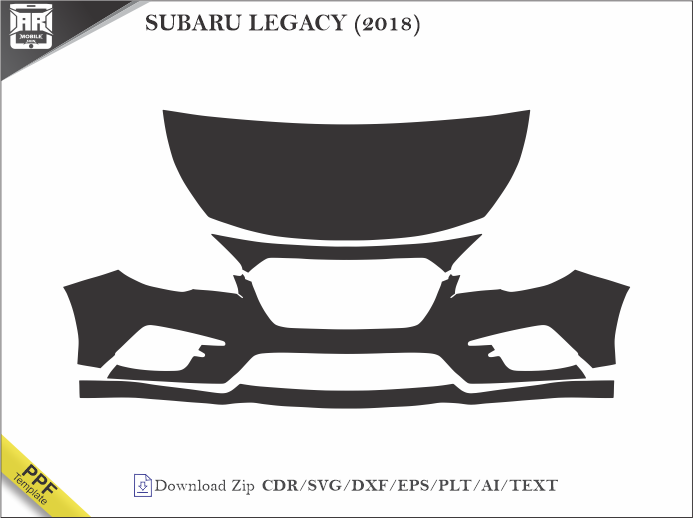 SUBARU LEGACY (2018) Car PPF Template