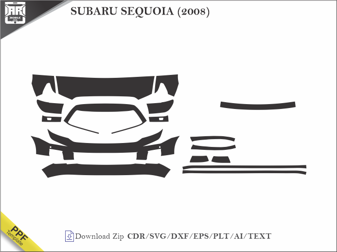 SUBARU SEQUOIA (2008) Car PPF Template
