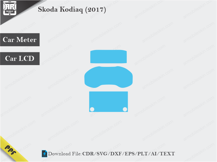 Skoda Kodiaq (2017) Car Screen Wrap Cutting Template