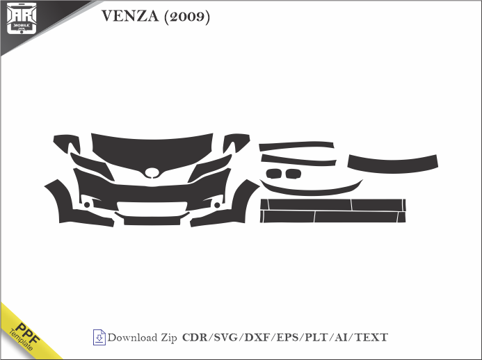 VENZA (2009) Car PPF Template