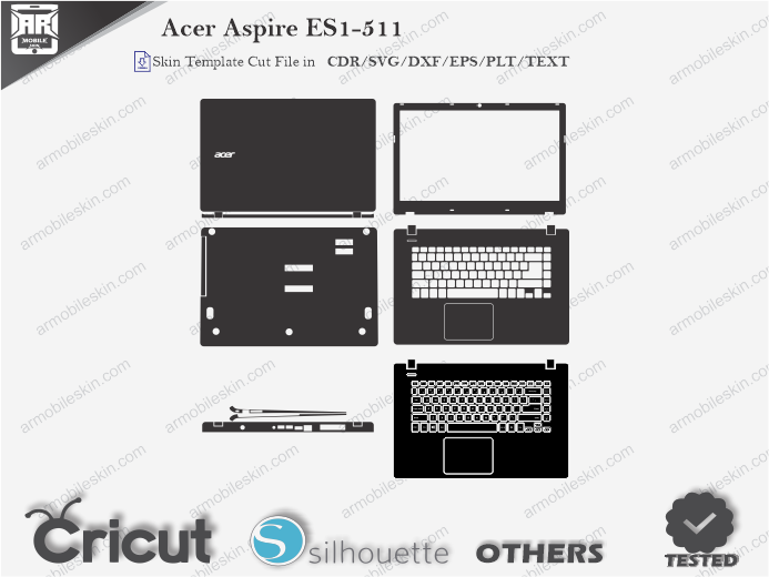 Acer Aspire ES1-511 Skin Template Vector