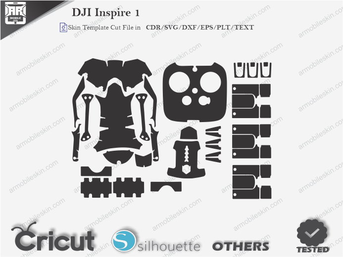 DJI Inspire 1 Skin Template Vector