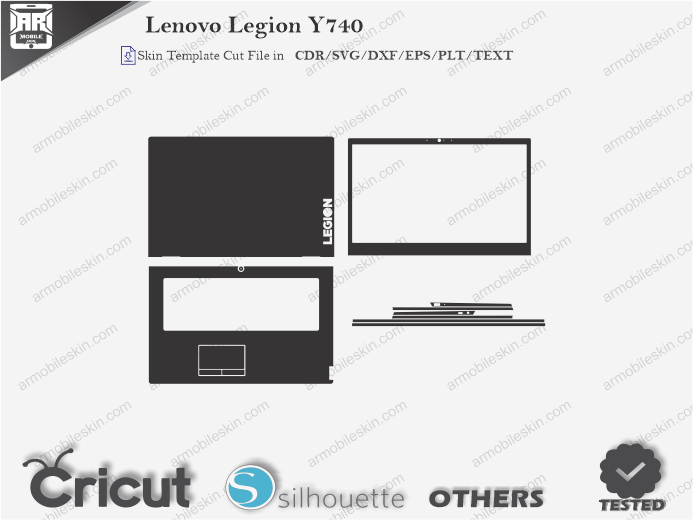 Lenovo Legion Y740 Skin Template Vector