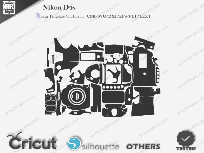 Nikon D4s Skin Template Vector
