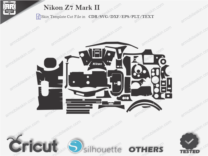 Nikon Z7 Mark II Skin Template Vector