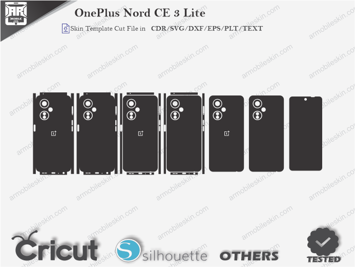 OnePlus Nord CE 3 Lite Skin Template Vector
