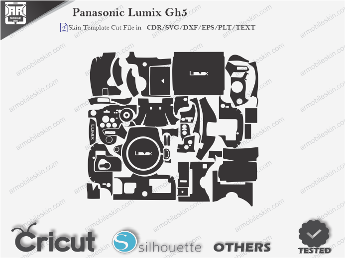 Panasonic Lumix GH5 Skin Template Vector