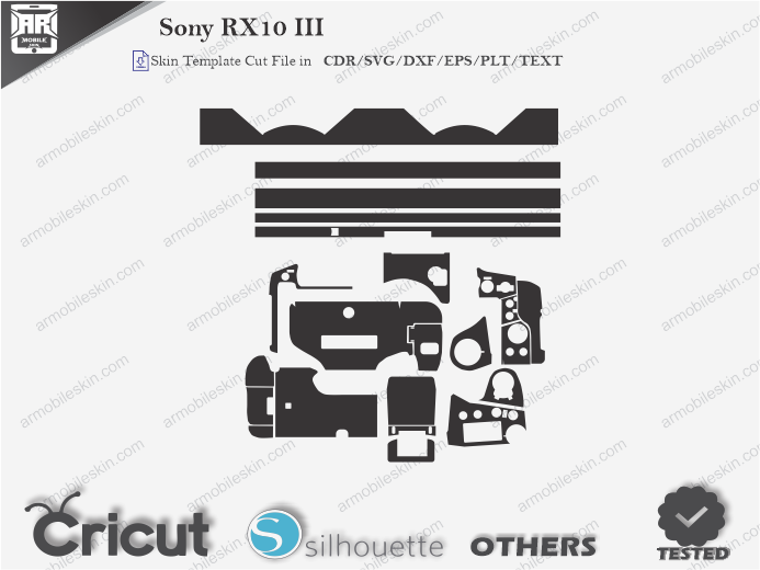 Sony RX10 III Skin Template Vector