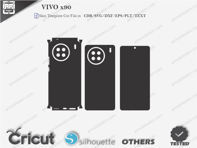 VIVO x90 Skin Template Vector