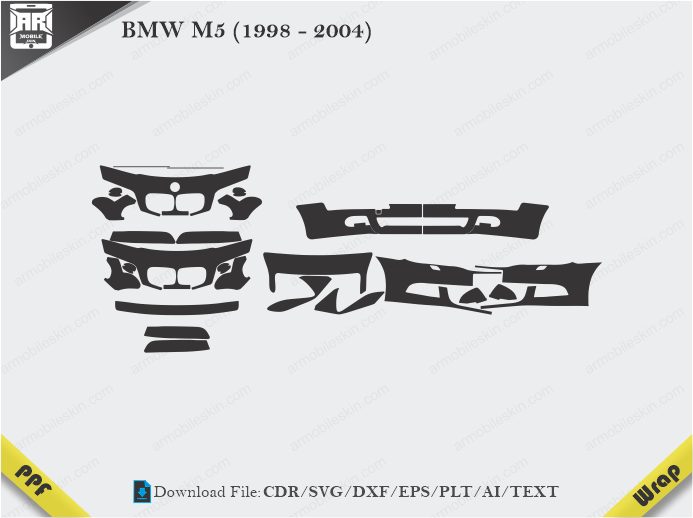 BMW M5 (1998 - 2004) Car PPF Template