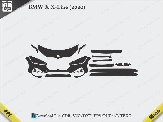 BMW X X-Line (2020) Car PPF Template
